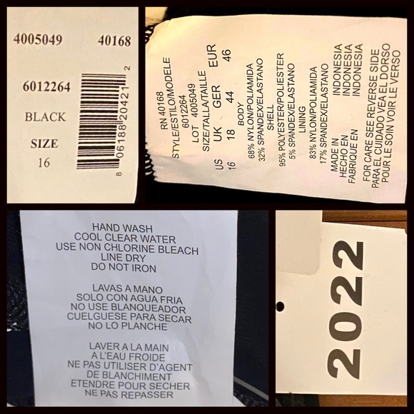 MAGICSUIT DRAPE SOLIDS BROOKE
UNDERWIRE ROMPER 1-PIECE Bare
Necessities 16W $172 - Picture 6 of 6